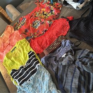 Lot of summer tops plus belt